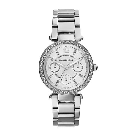 michael kors women's mk5615|Michael Kors Women's Chronograph Mini Parker Stainless Steel .